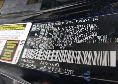 2009 Toyota Venza z USA, uszkodzony, nr VIN 4T3ZE11A69U013186